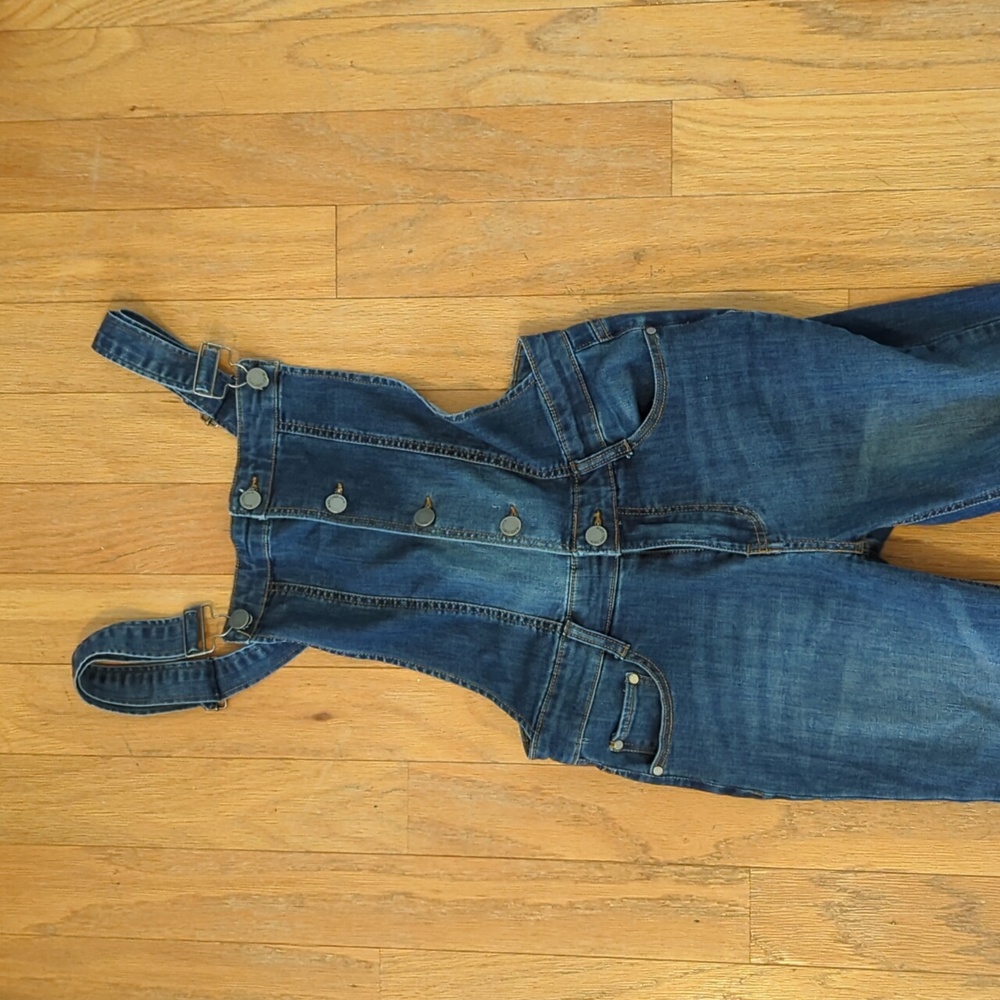 Black Label Blue Denim Overalls, S.